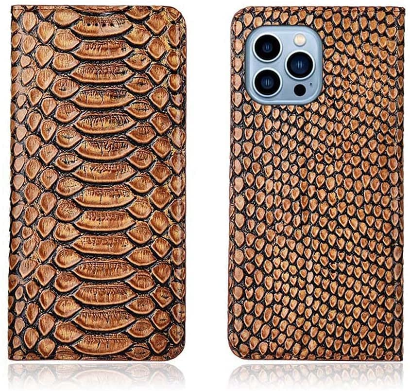 Housse de protection python marron iPhone 13 Pro pour vos déplacements
