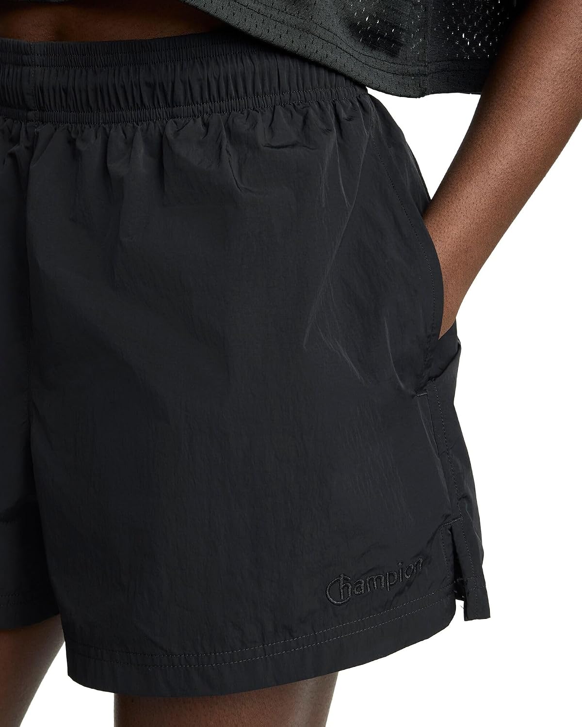 Champion Women's Woven Taslan Shorts, 3" Inseam
