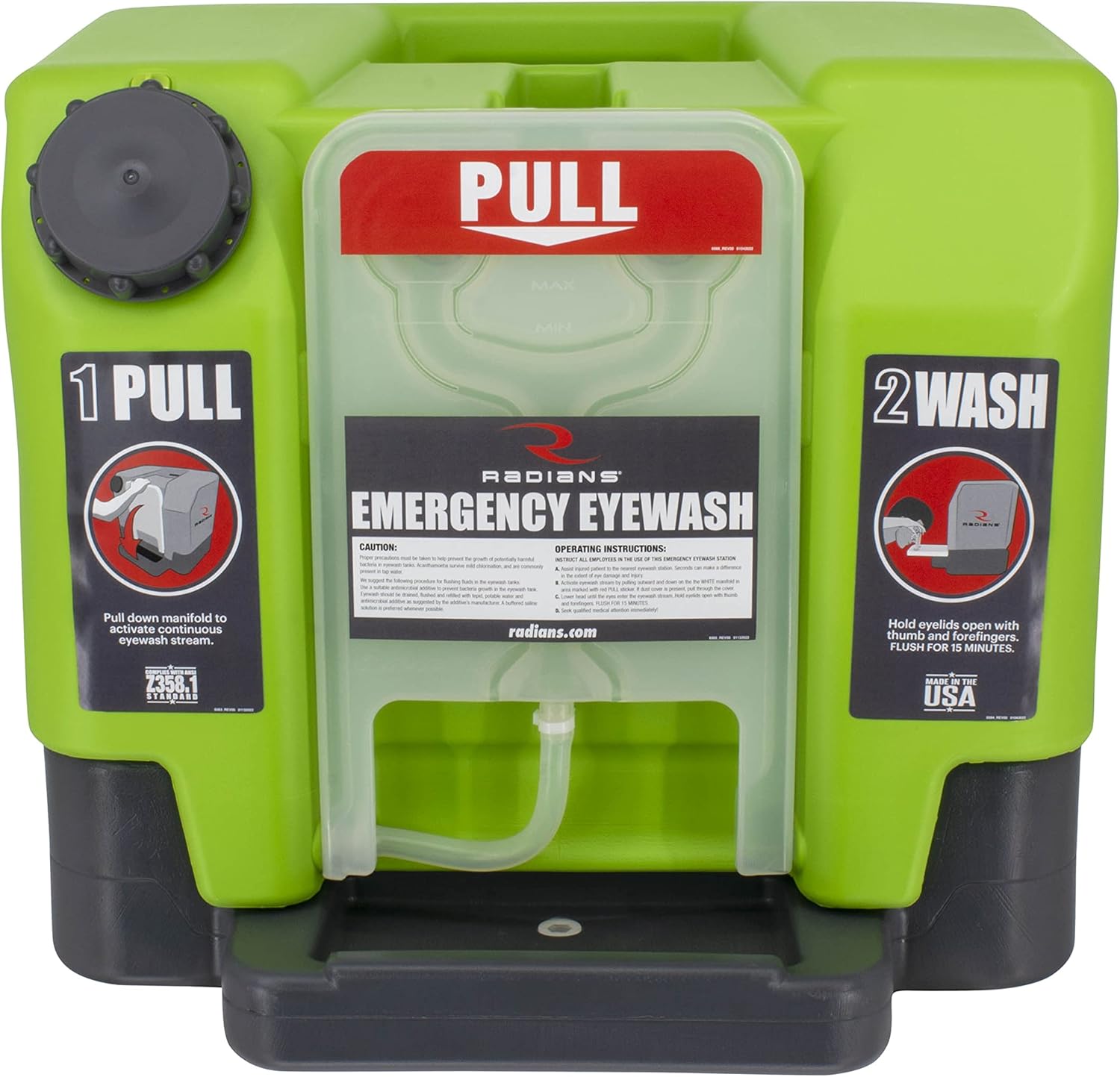 12 gallon emergency eyewash tank