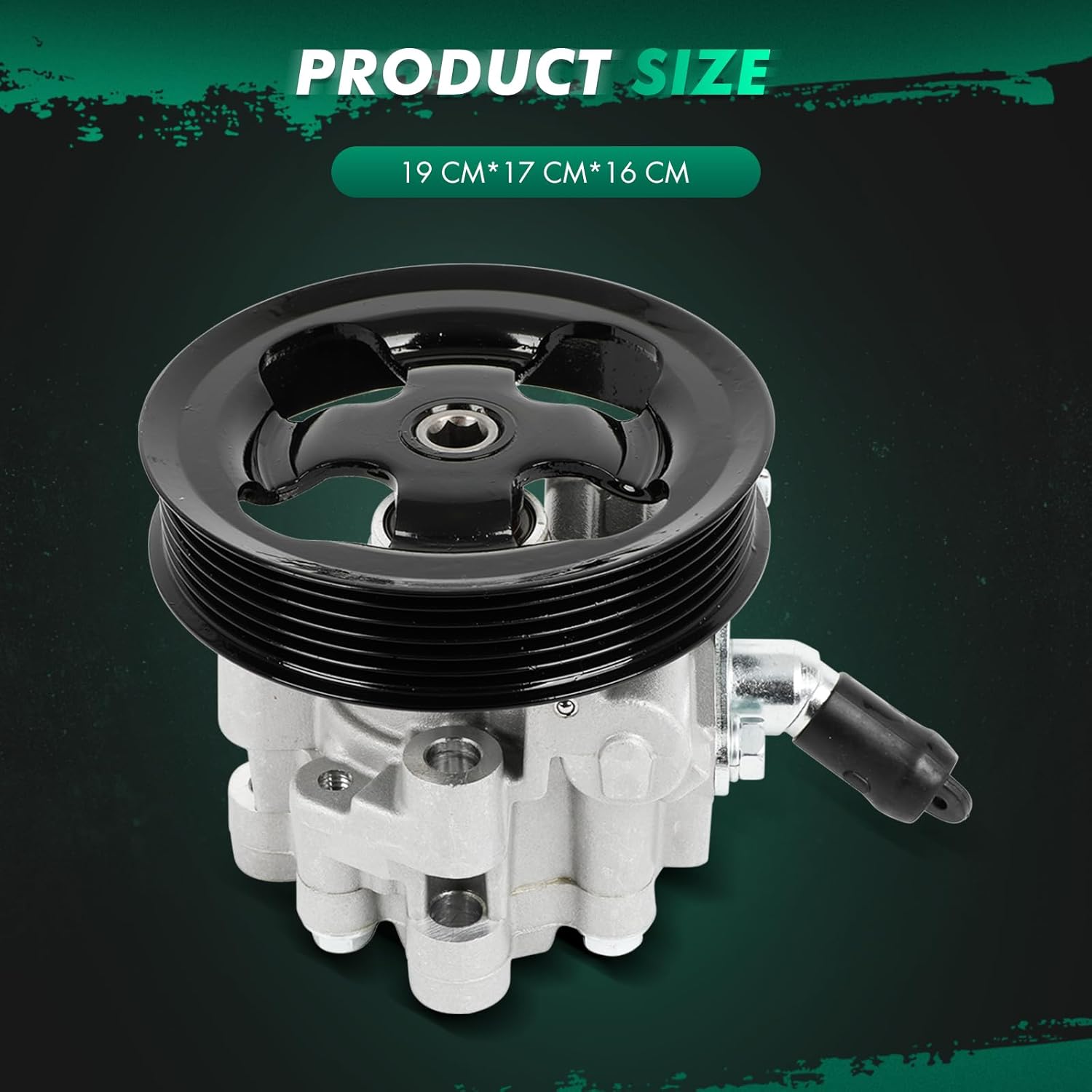 SCITOO Power Steering Pump for L-exus LS430 2001 2002 2003 2004 2005 2006, 4.3L Gas, Replace 4431050070, 44310-50070, 21-5351, with Pully