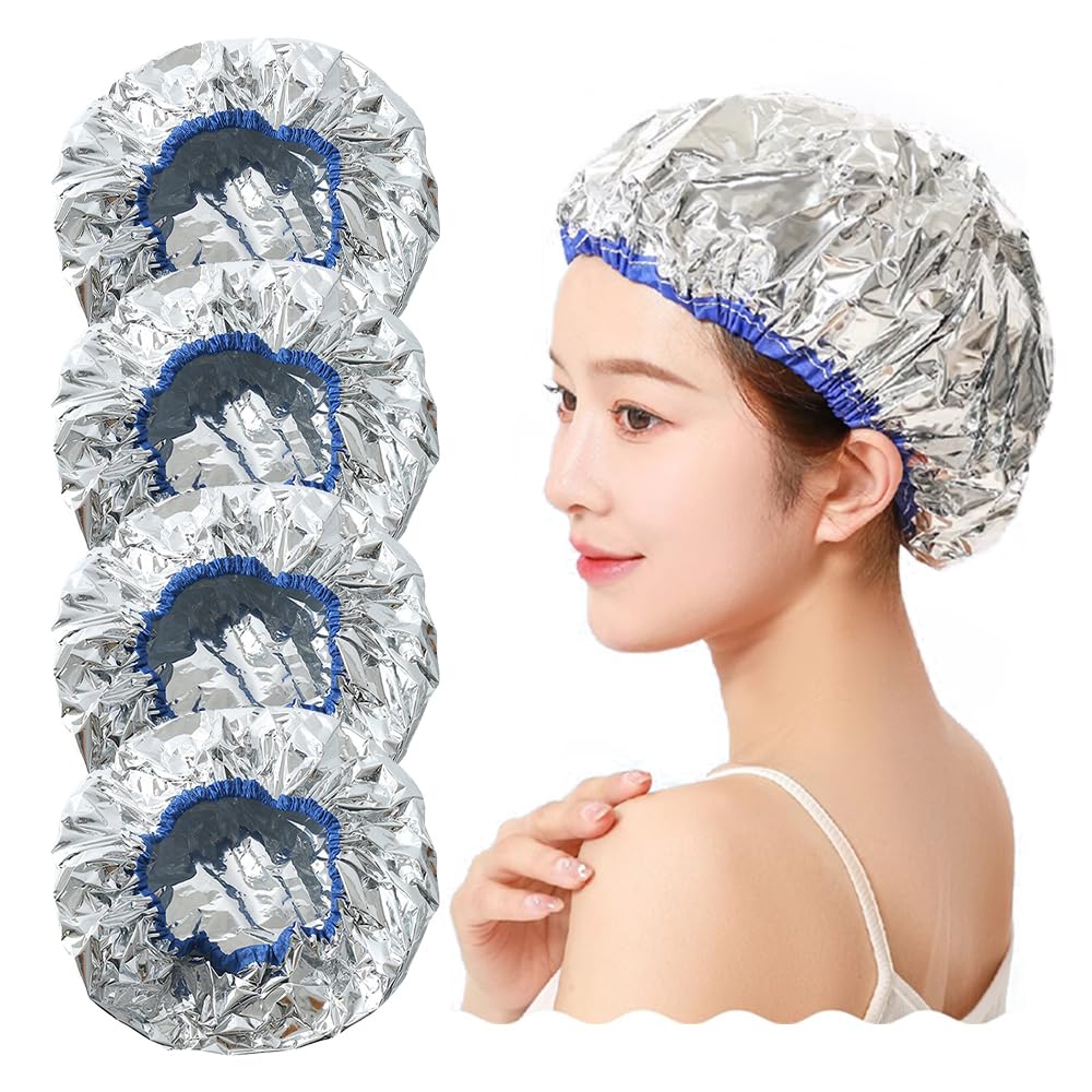 ・2枚セット トリートメントキャップ ヘアキャップ アルミキャップ 保温 Amazon | TVETE 2層保温アルミヘアキャップ トリートメント
