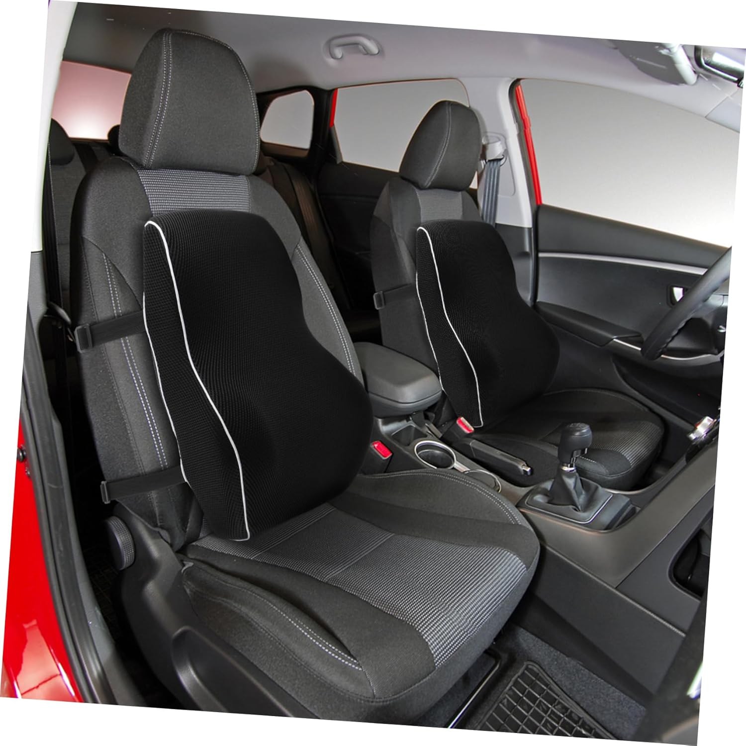 Zerodeko Ergonomic Lumbar Pillow Car Back Support Seat Cushion for Office Chairs Bed Firm Pillow Posture Corrector