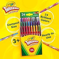 Vista 7 de 24 mini crayones de Crayola flexibles, paquete de de 1, Variados