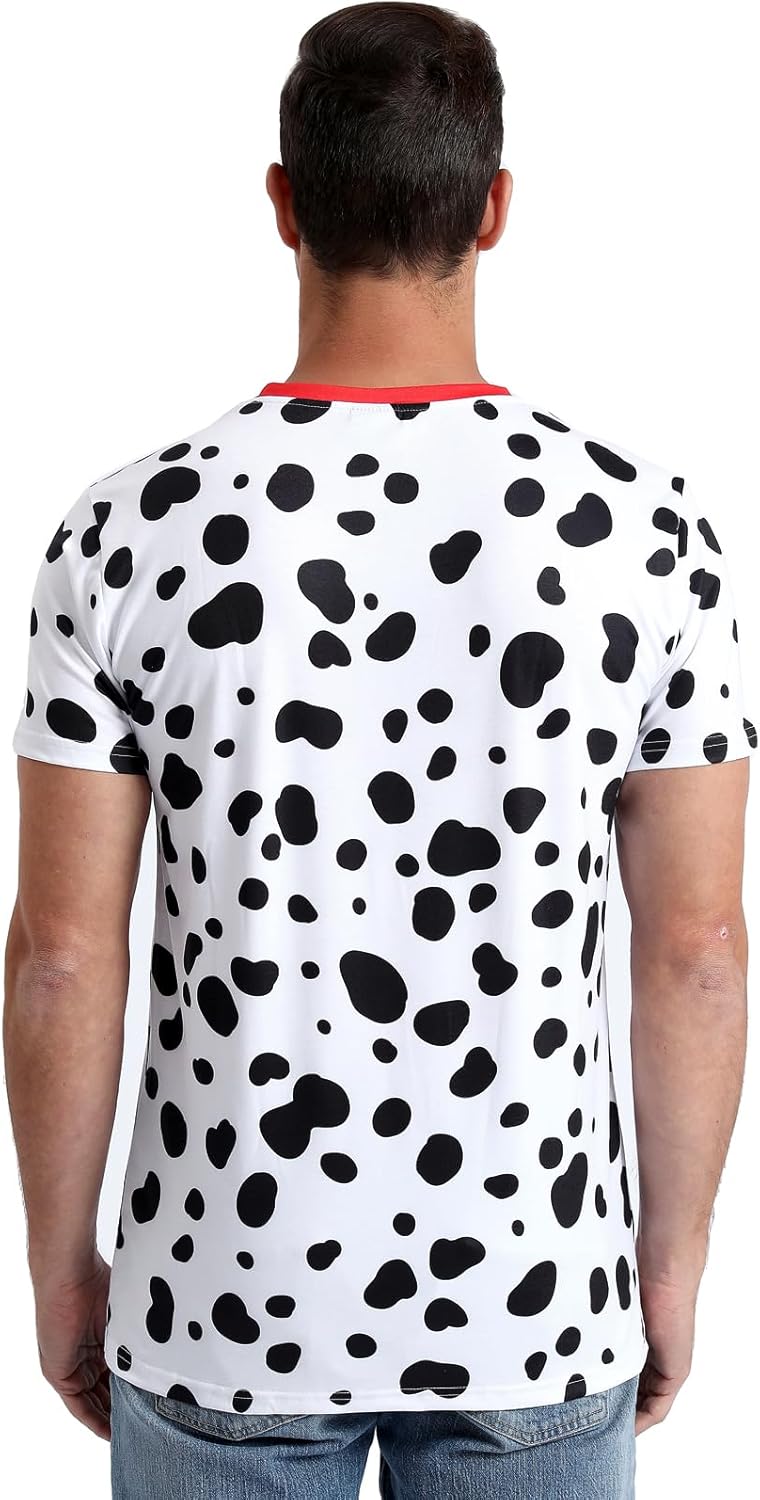 Funny World Men's Animal Print T-Shirt Graphic Short Sleeve Halloween Costume - Image 2