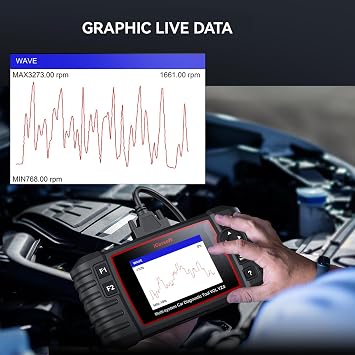 iCarsoft Car Diagnostic Tool VOL V2.0 for SAAB/Volvo, Full System OBD2 Scanner with 9 Reset Function, Oil/SAS/EPB/BMS/ETC/INJ, CAN-FD Supported- Lifetime Free Update