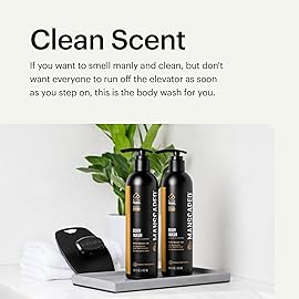 MANSCAPED Mens UltraPremium Refined Body Wash, Luxurious Clean Formula Infused with Aloe Vera and Sea Salt, Refreshing and Nourishing Daily Shower Gel for Hydrating Skin, (16 oz), 2 Pack