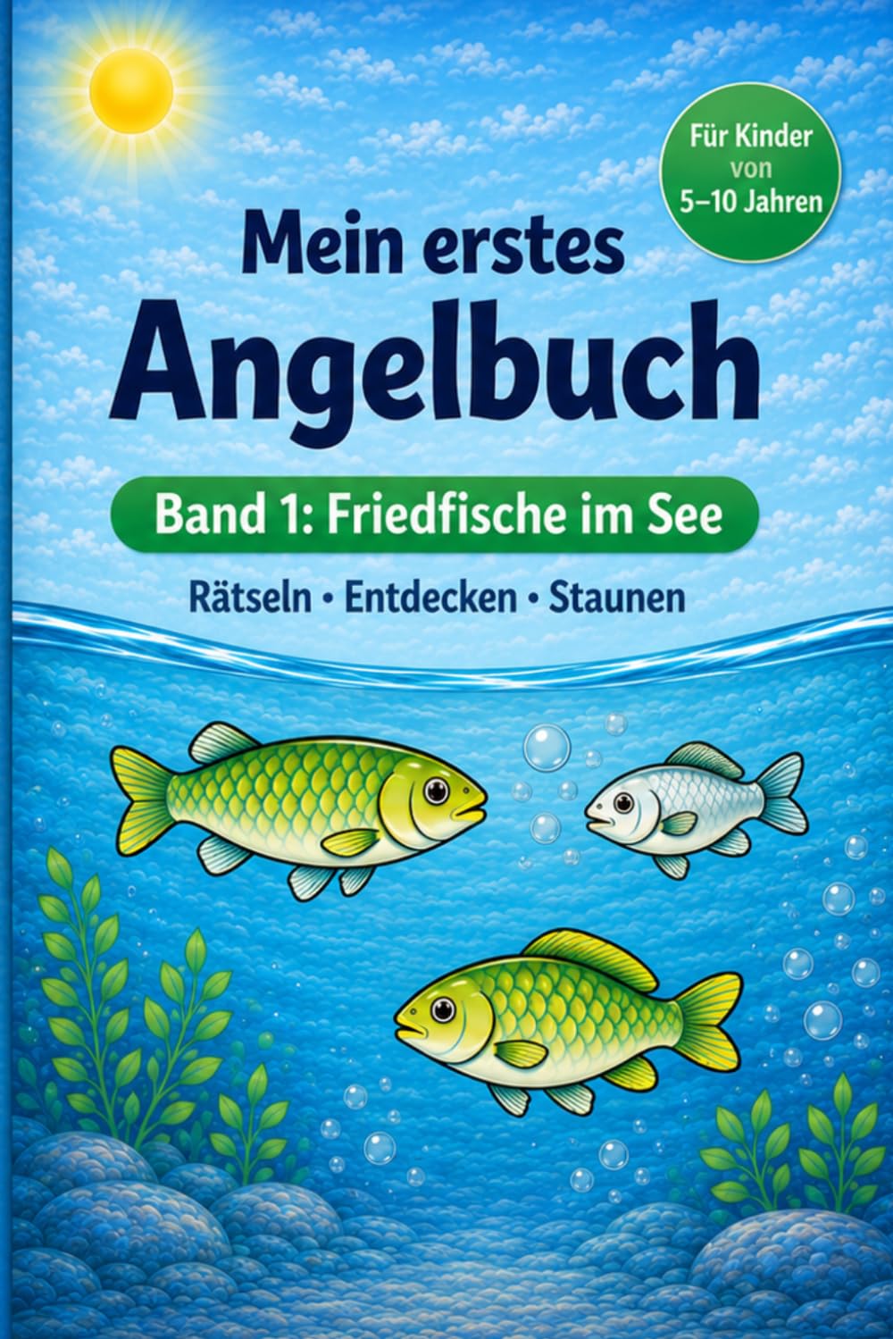 Mein erstes Angelbuch Band 1 – Friedfische im See: Spielerisch Friedfische im See kennenlernen mit Quiz, Rätseln und Wissen