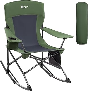 Portal Outdoor Rocking Camping Chair Folding Portable Rocker (Green)