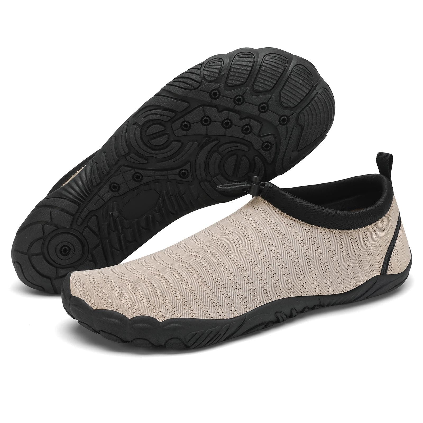 Mishansha Herren Damen Badeschuhe rutschfeste Schnelltrocknende Leicht Wasserschuhe Gr.36-46