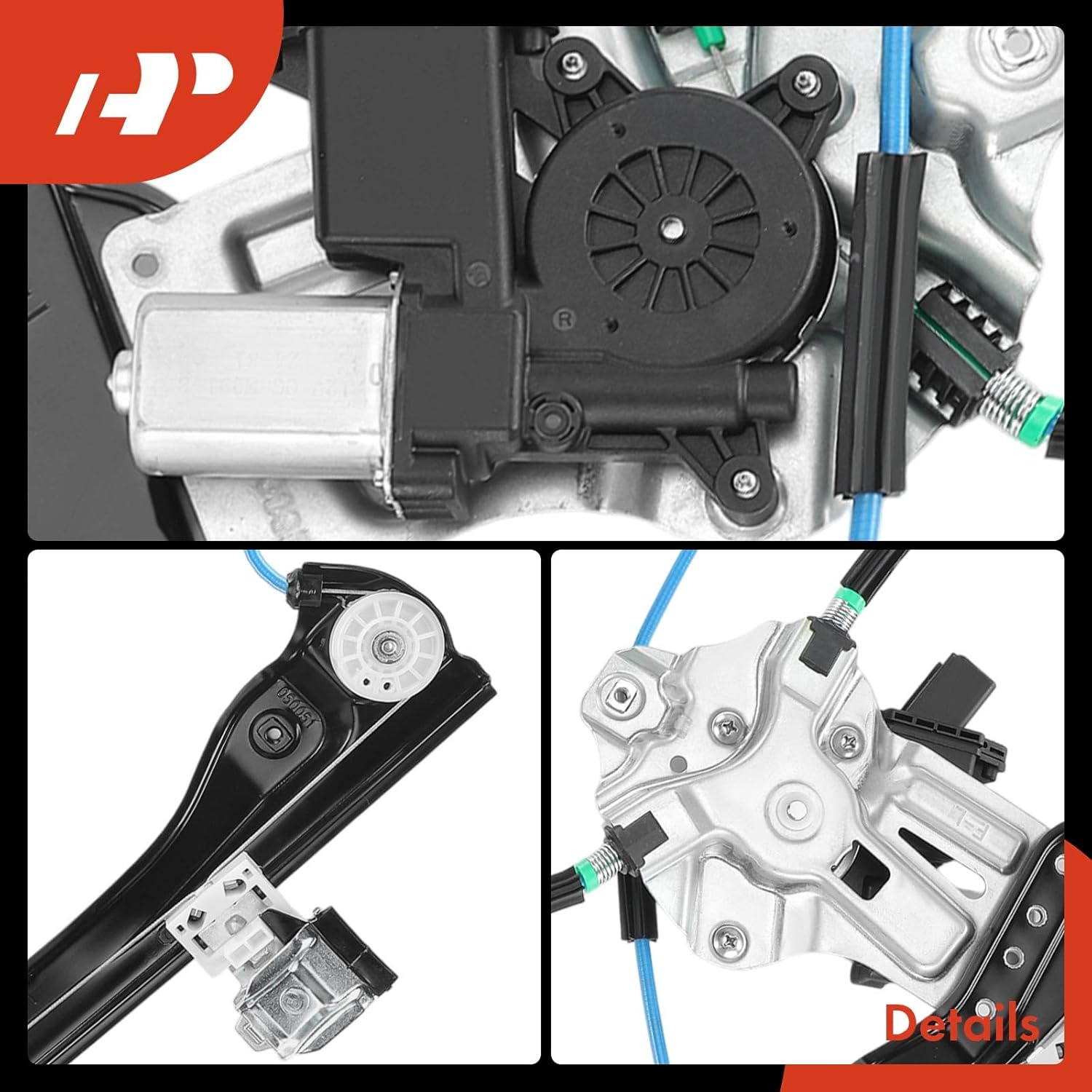 A-Premium Front Left Driver Side Electric Power Window Regulator with Motor Compatible with Chevrolet Volt 2011 2012 2013 2014 2015