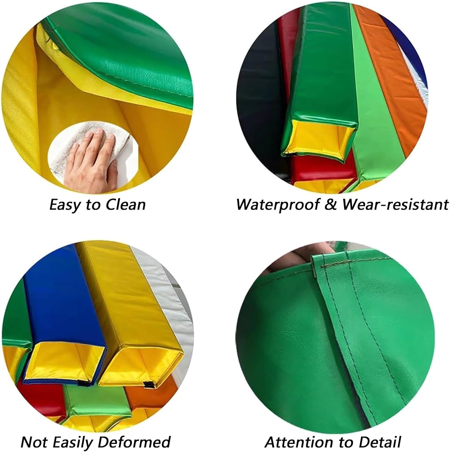 Square Basketball Pole Pad, Heavy Duty Protective Pole Padding Fits 5"x5", 6"x6" Pole, Thick Foam Goal Post Protector Cushion Safety Wrap for Square Pole Outdoor