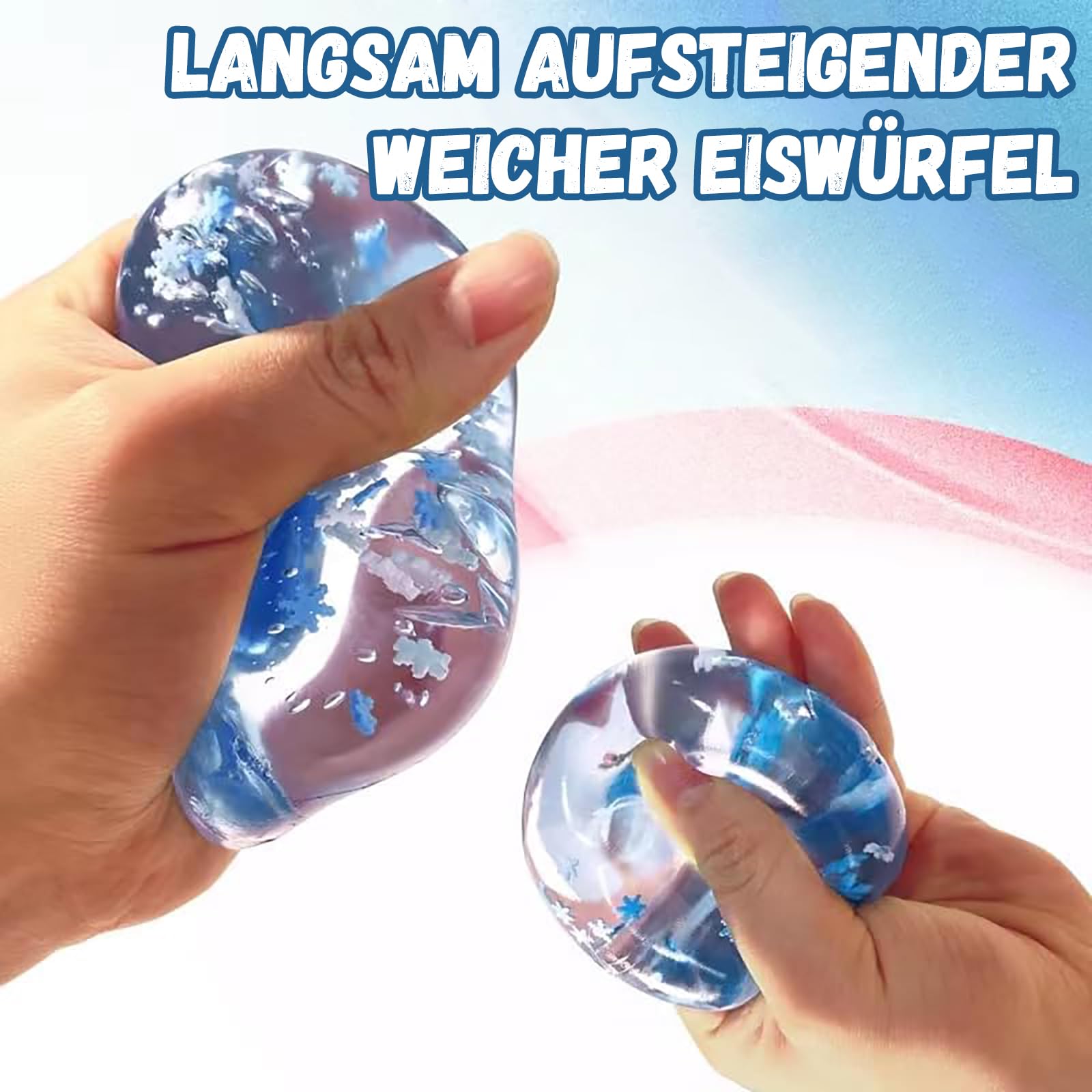 3 Stressbälle Würfel Form - Anti Stress Spielzeug Für Kinder & Erwachsene