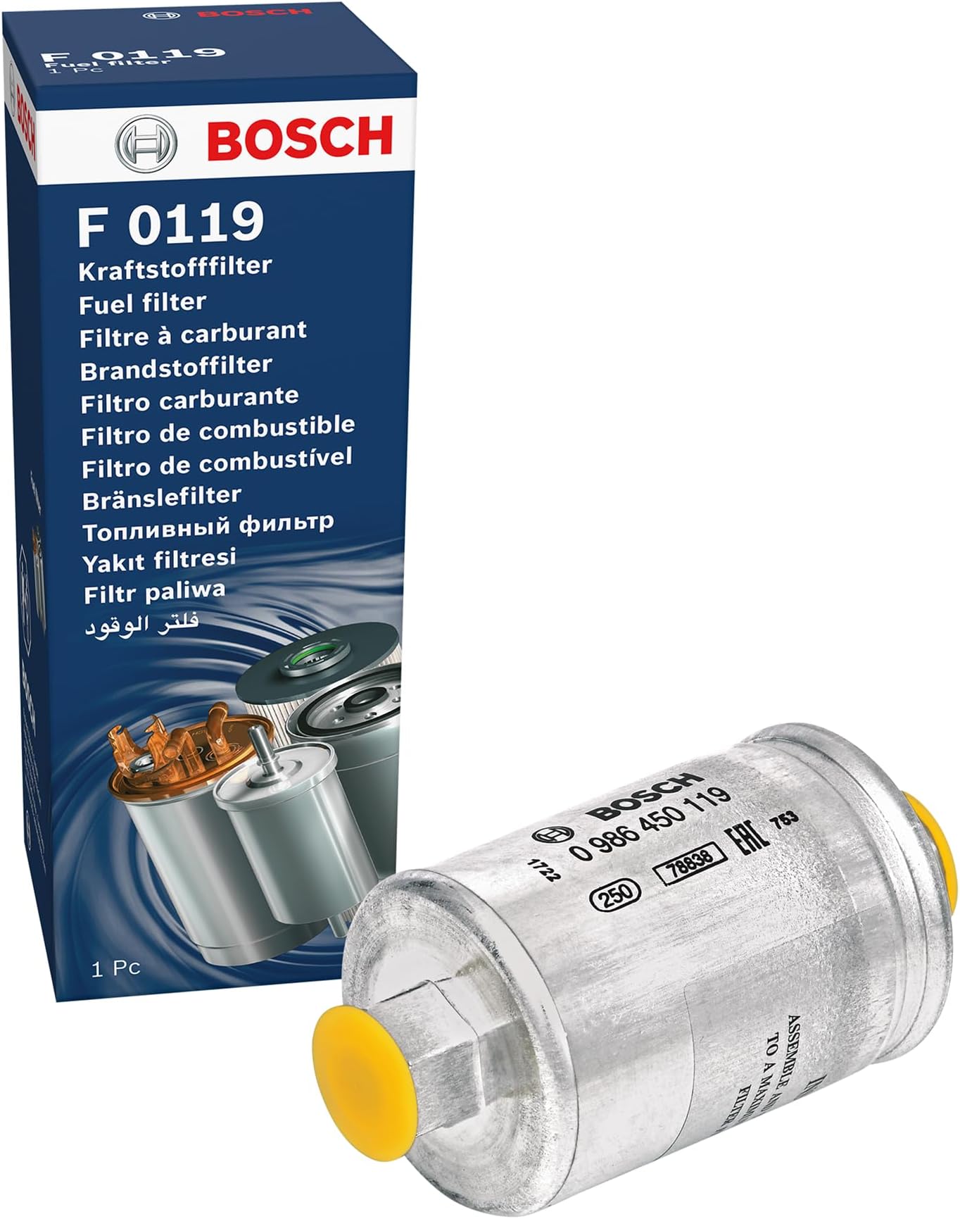 Bosch F0119 Car Gasoline Filter - Replacement Filter
