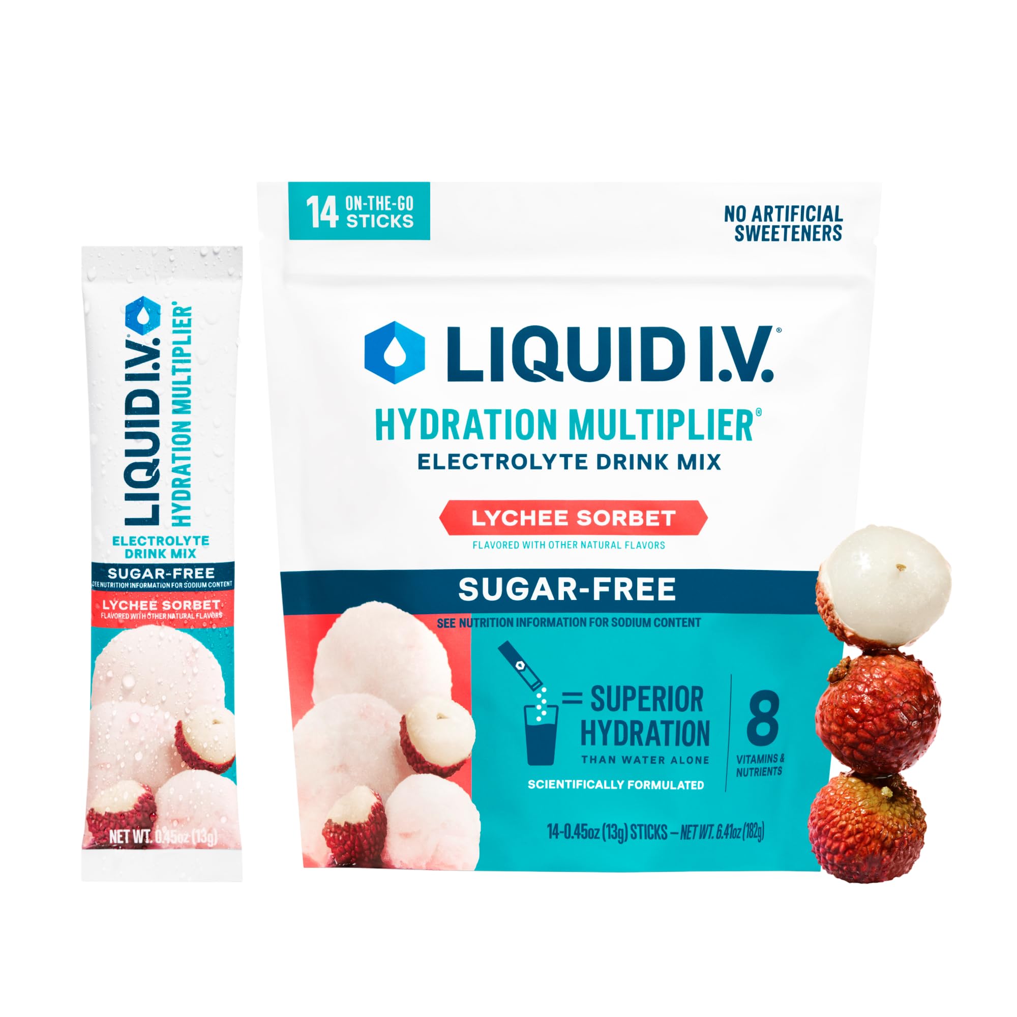 Liquid I.V. Sugar Free Hydration Electrolytes, Ring Pop, 14 Count — Amazon image 14