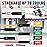 WIKDAY Exercise Resistance Bands with Handles for Working Out, 150/200/250/300 Lbs Workout Bands Set with Door Anchor for Physical Therapy, Yoga, Pilates