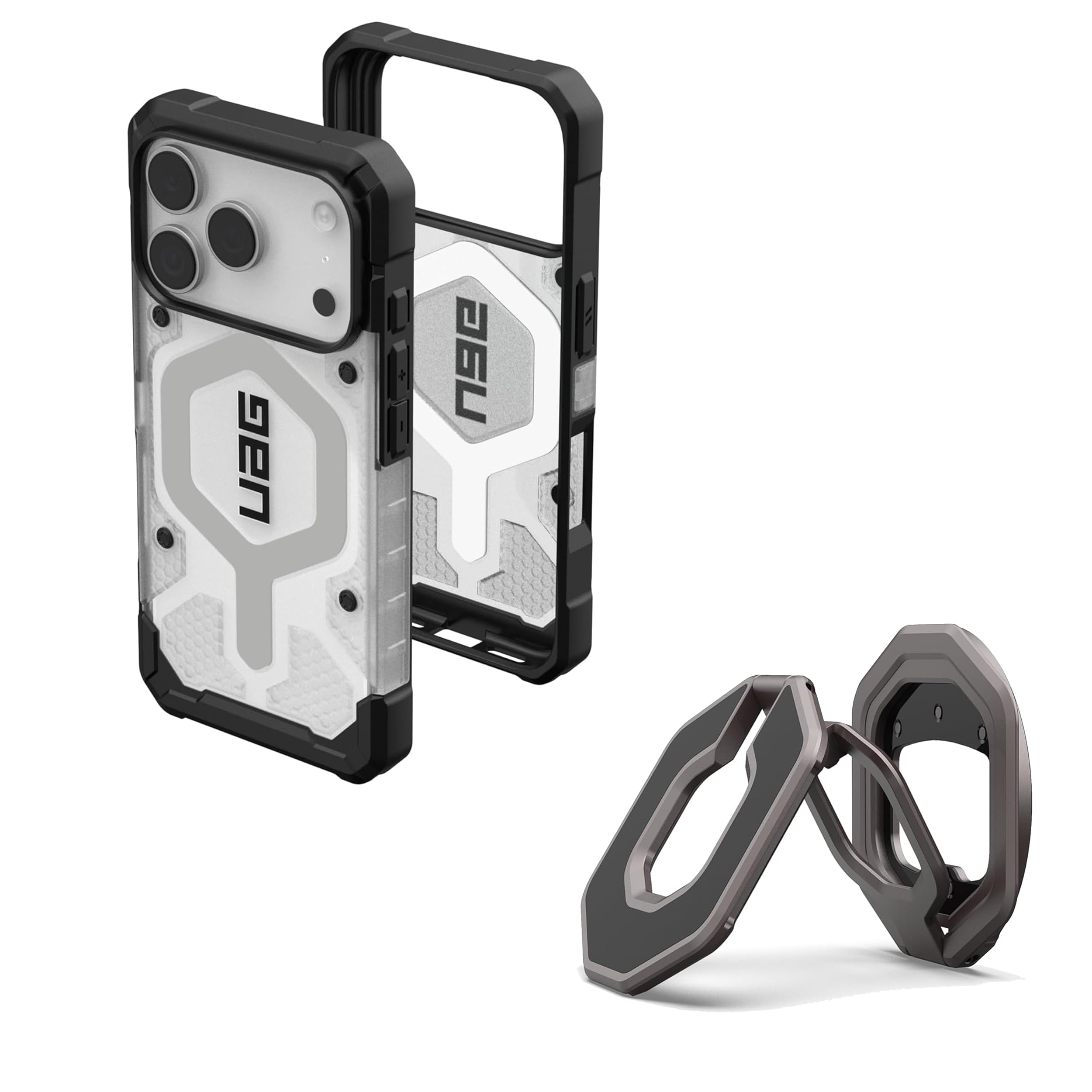 UAG iPhone 17 Pro Pathfinder carcasa resistente anticaídas con soporte magnético 8