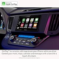 Vista 5 de KENWOOD DDX5707S - Estéreo de coche con DVD doble DIN con Apple Carplay y Android Auto, pantalla táctil de 6.8 pulgadas, Bluetooth, entrada
