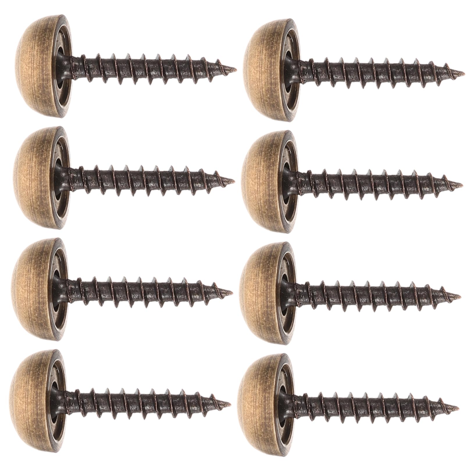 20 Stück 16 mm Spiegelschrauben Panelschrauben, Edelstahl Zierschrauben