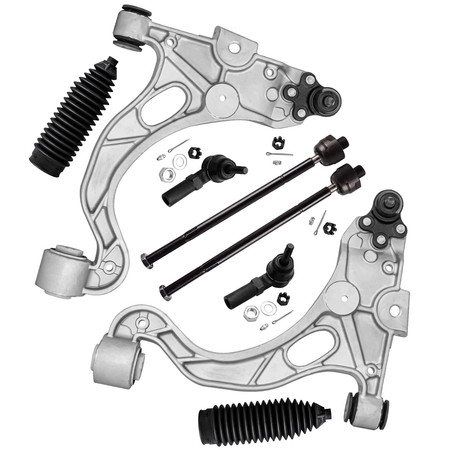 Detroit Axle - 8pc Front Lower Control Arms Kit for Buick LeSabre