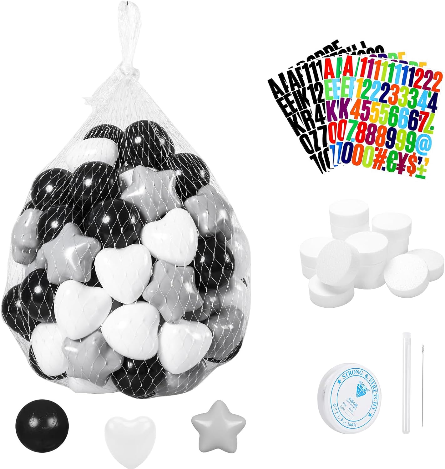 200pcs DIY Giant Friendship Bracelet Birthday Banner in My Birthday Era Banner