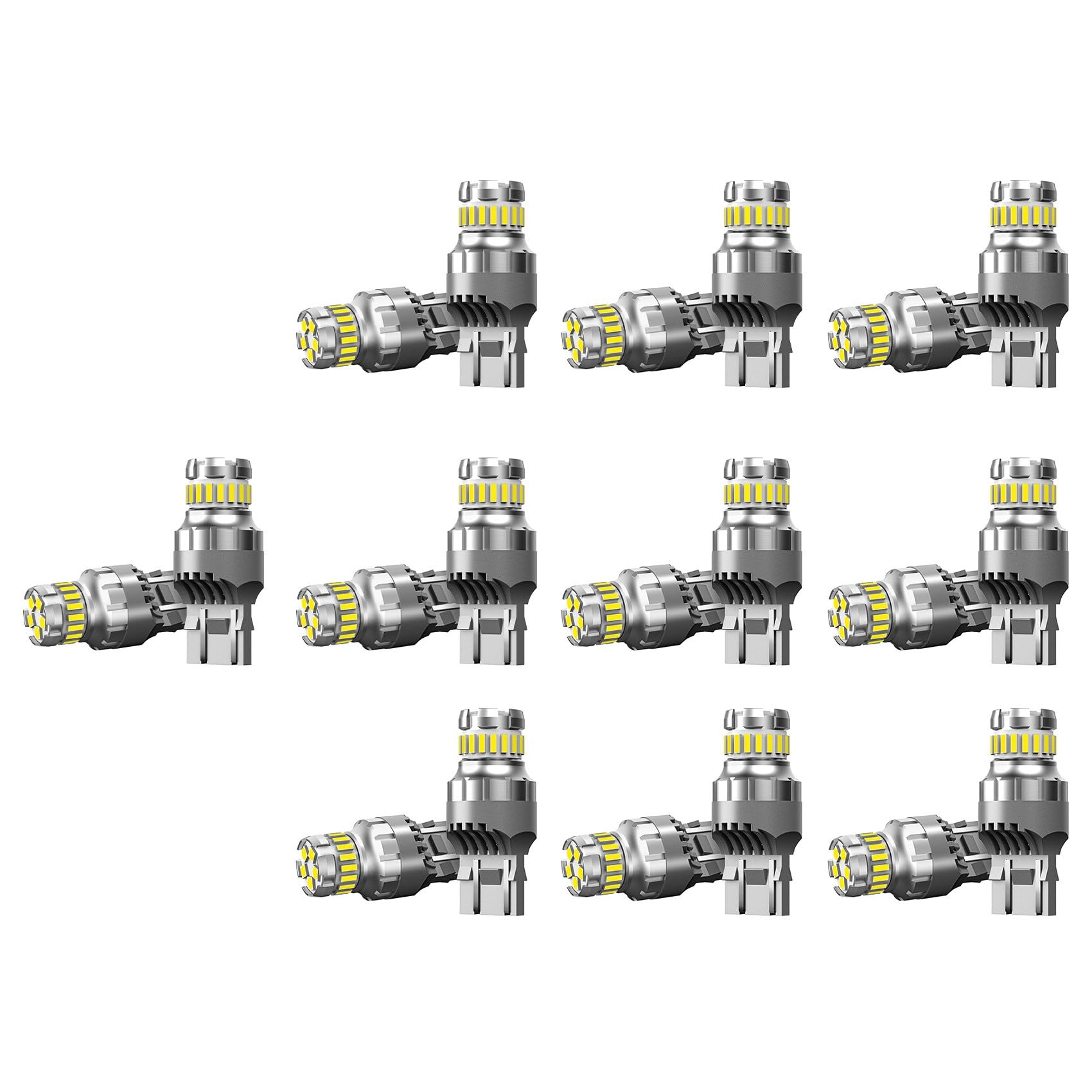 20PZ Car T20 7440 W21W LED Canbus Luci di Retromarcia 7443 LED Lampadina Segnale di Coda del Freno Luci 6000K Lampada Super