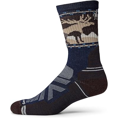 Носки Smartwool Hike Light Cushion Mountain Moose Crew Socks