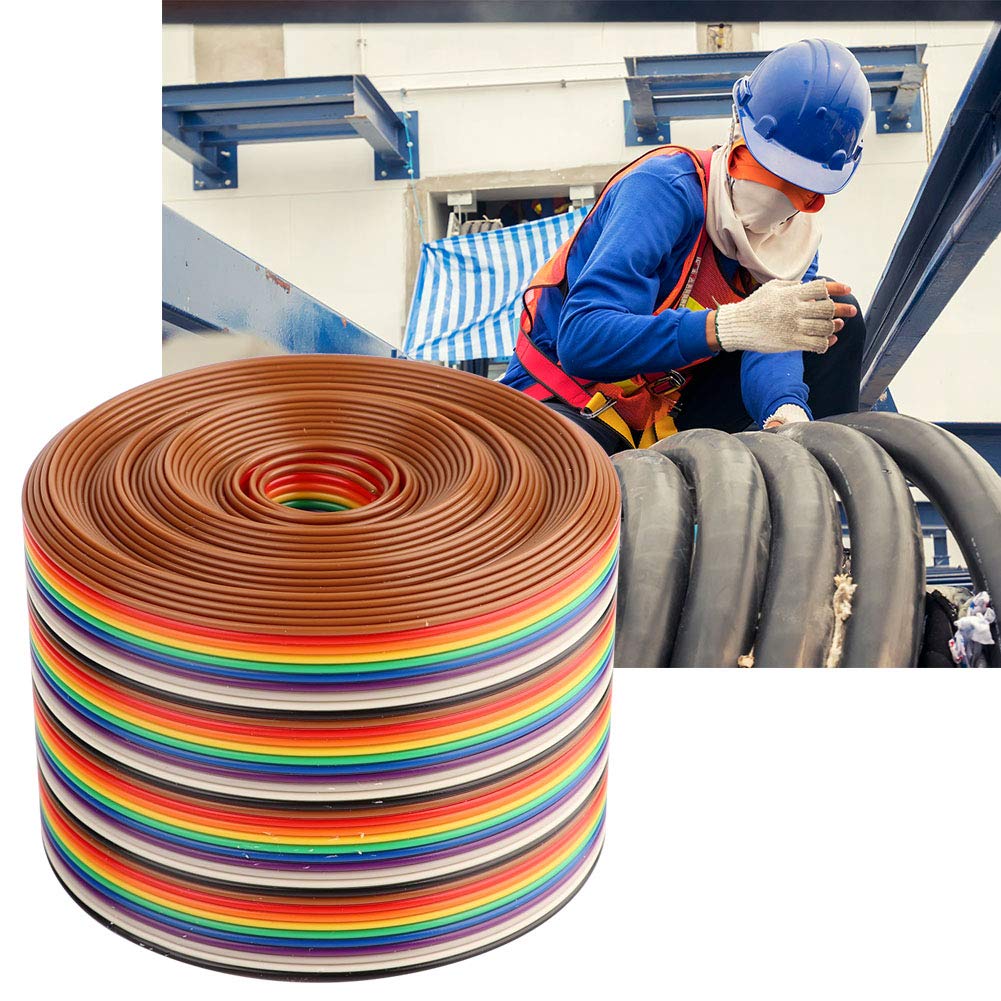 Cavo Nastro Piatto 40P 5 Metri x 5,08 cm x 1,27 mm per Connessioni Elettriche Colorato 5M/196FT