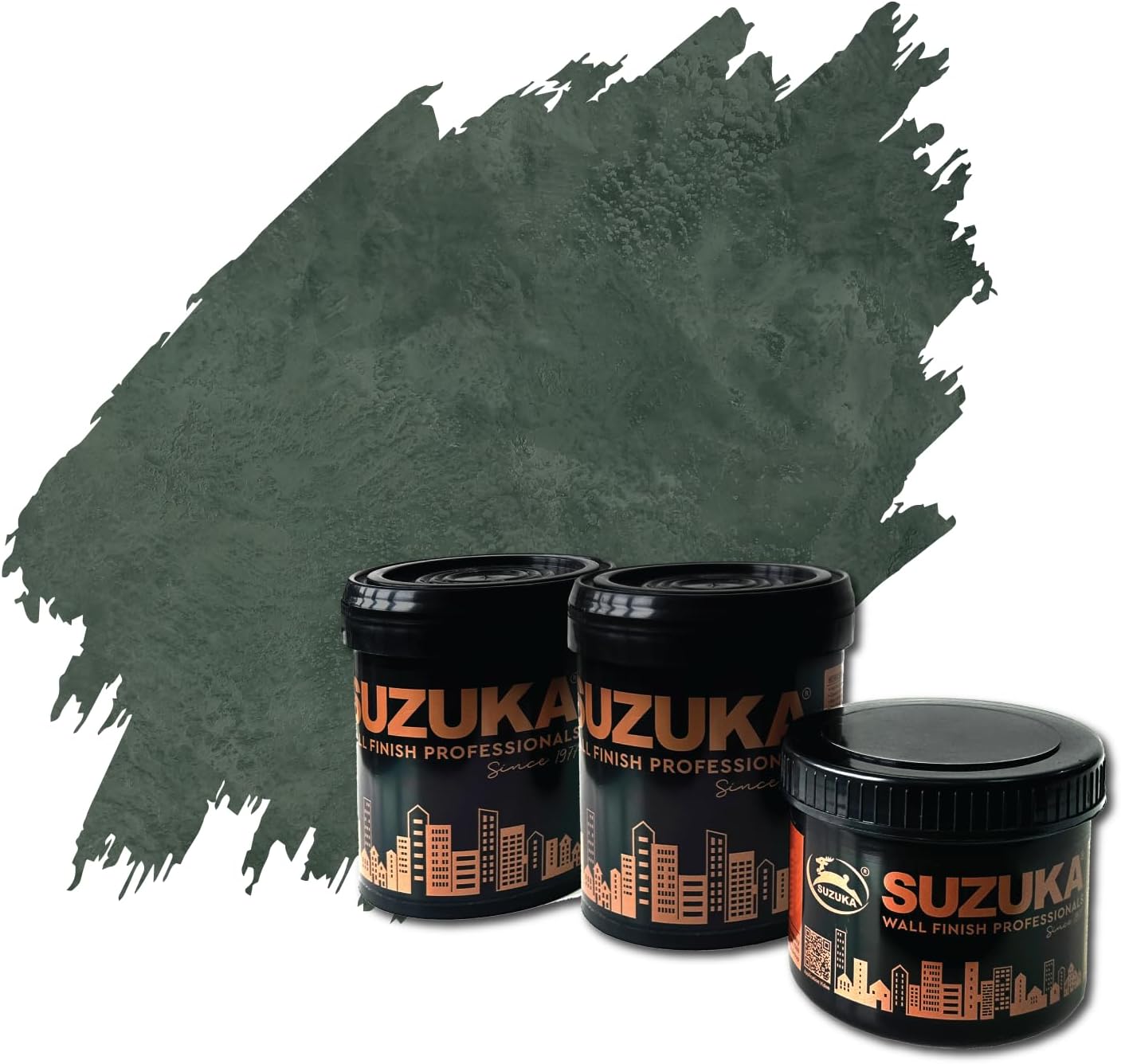 SUZUKA Strato Texture Paint SVL413, Limewash Effect Paint, Matte Wall