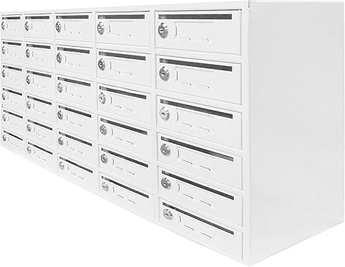 Miniatura 5 de FixtureDisplays Taquillas de la estación de almacenamiento del teléfono celular de 30 ranuras con ranura de 5.5" L funciona para mini, caja de