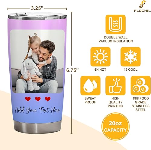 Miniatura 13 de Vasos de café personalizados, taza de café personalizada, tazas personalizadas con imagen, regalos con fotos personalizados para mamá, acero Mamá