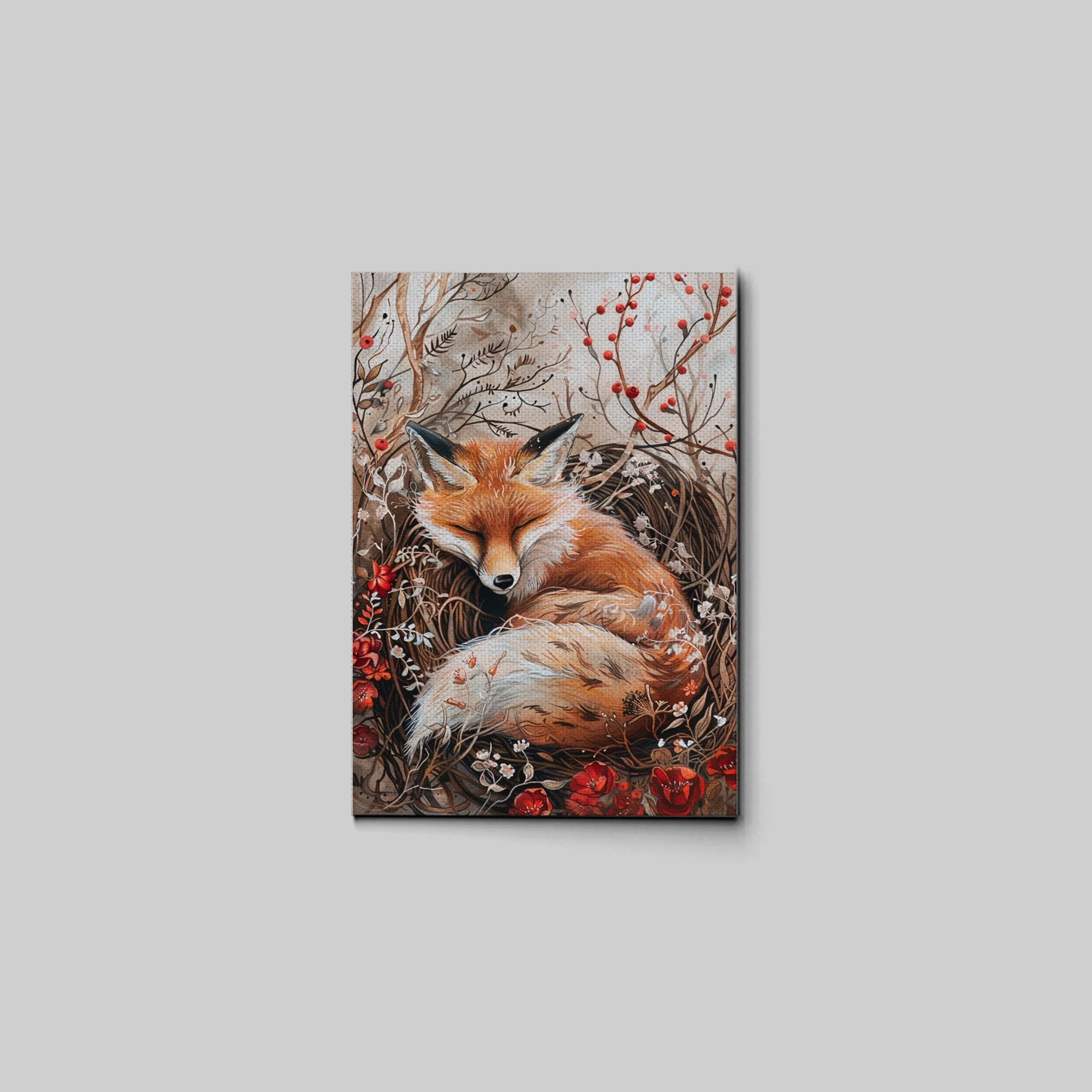 Amazon.com: Whimsical Art, Fox art, Cottagecore Art Print, Whimsy