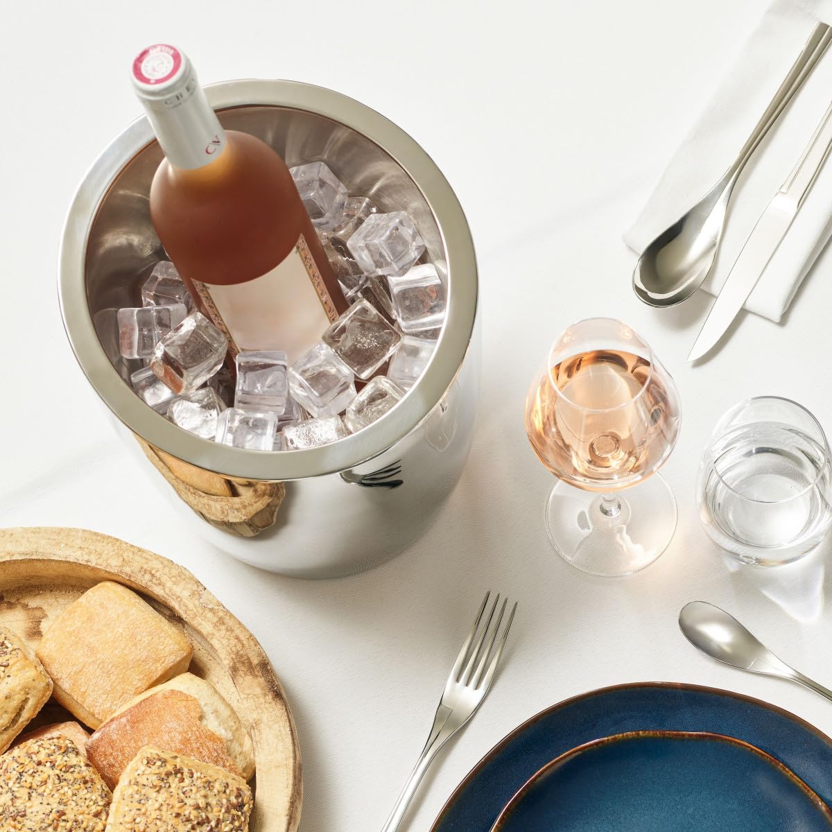 Couzon Rinfrescante Bohemien - Secchiello Doppia Parete Acciaio Inox Per Bottiglie, Design Chic