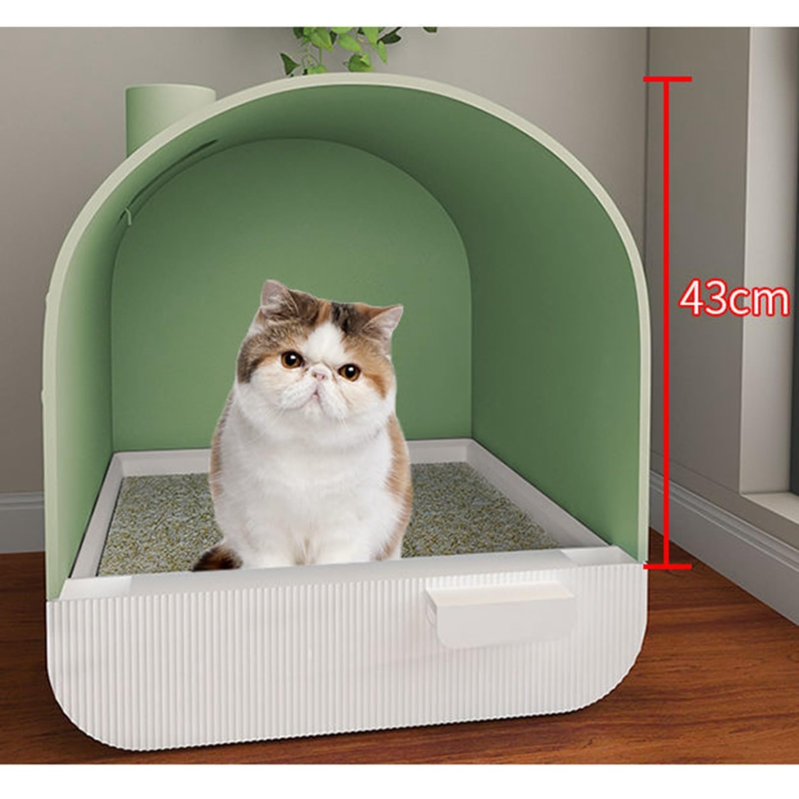 ドーム型猫用トイレ｜グレー ドーム型猫用トイレ｜グレー