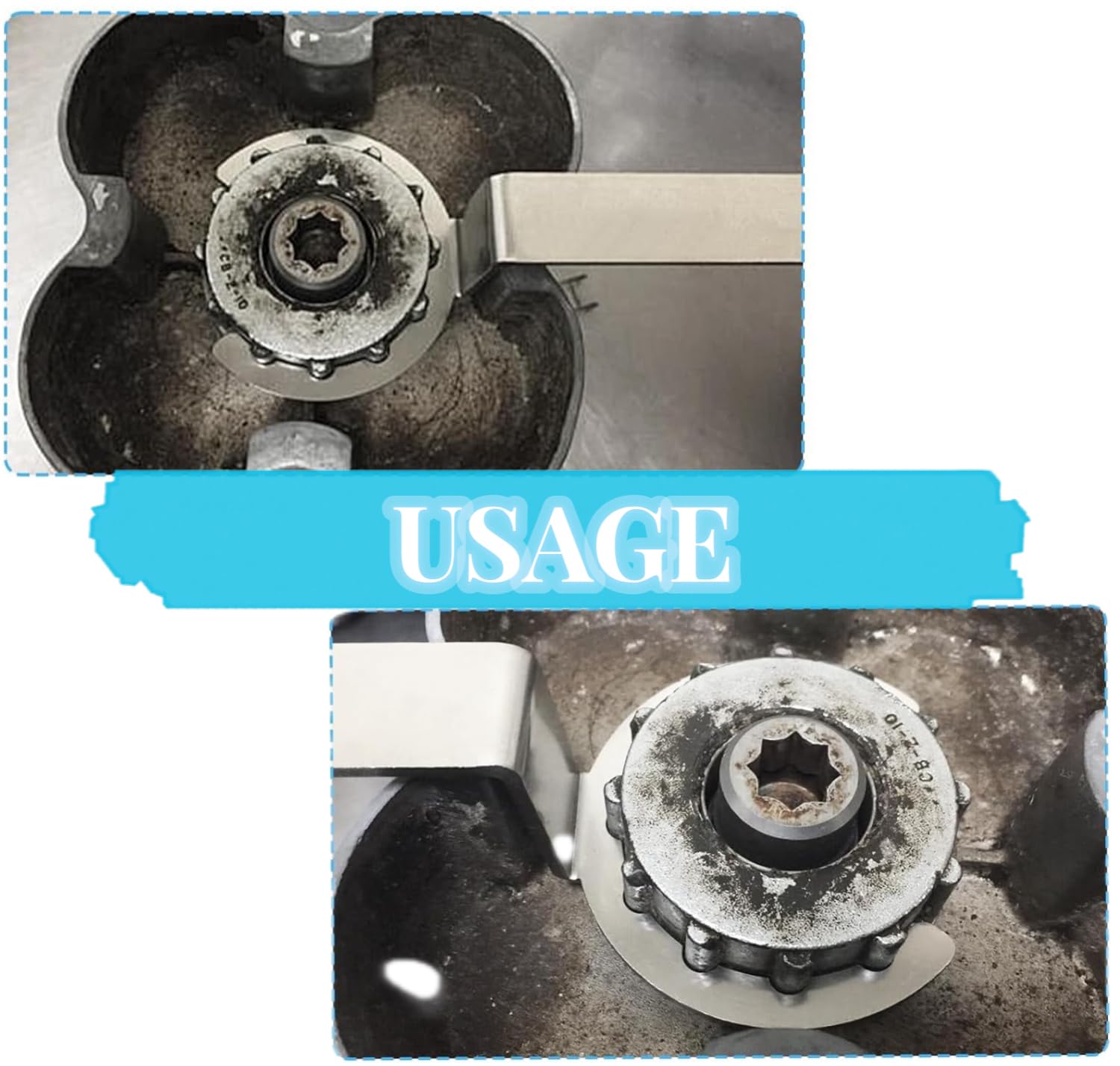 Llave de extracción 002963 y tuerca de bloqueo 012008 para Waring CB6 CB10 CB15