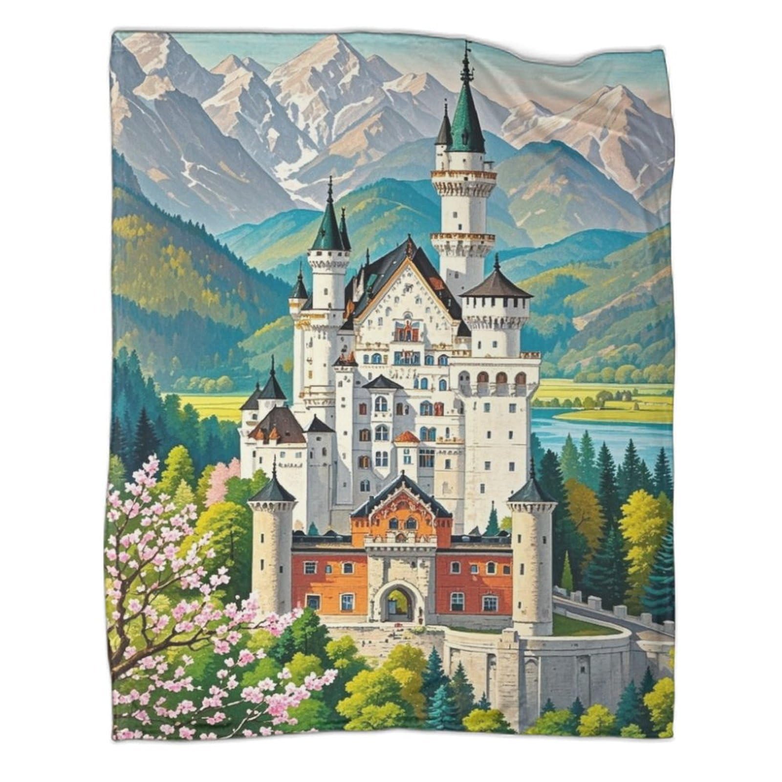 Couverture moelleuse d'exception plaid chaud et épais grand confort 180x200