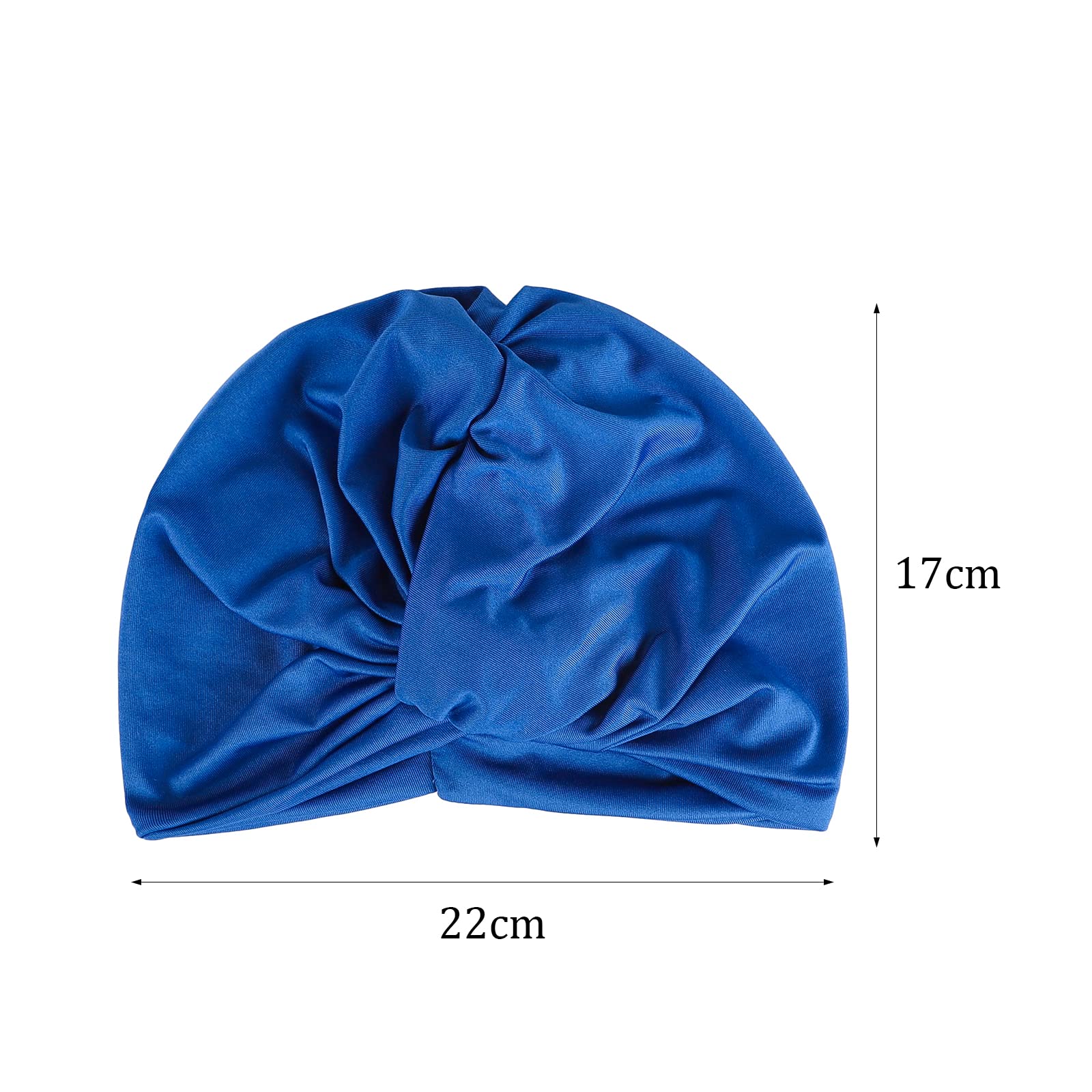 Gorro De Baño En Tela Plisado Para Mujer Y Hombre - Turbante Natación, Piscina, Ducha
