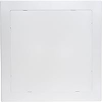 Oatey 34059 14x14 Inch White Plastic Access Panel - Hide Plumbing, Wires & Utilities, Easy Install, Paintable