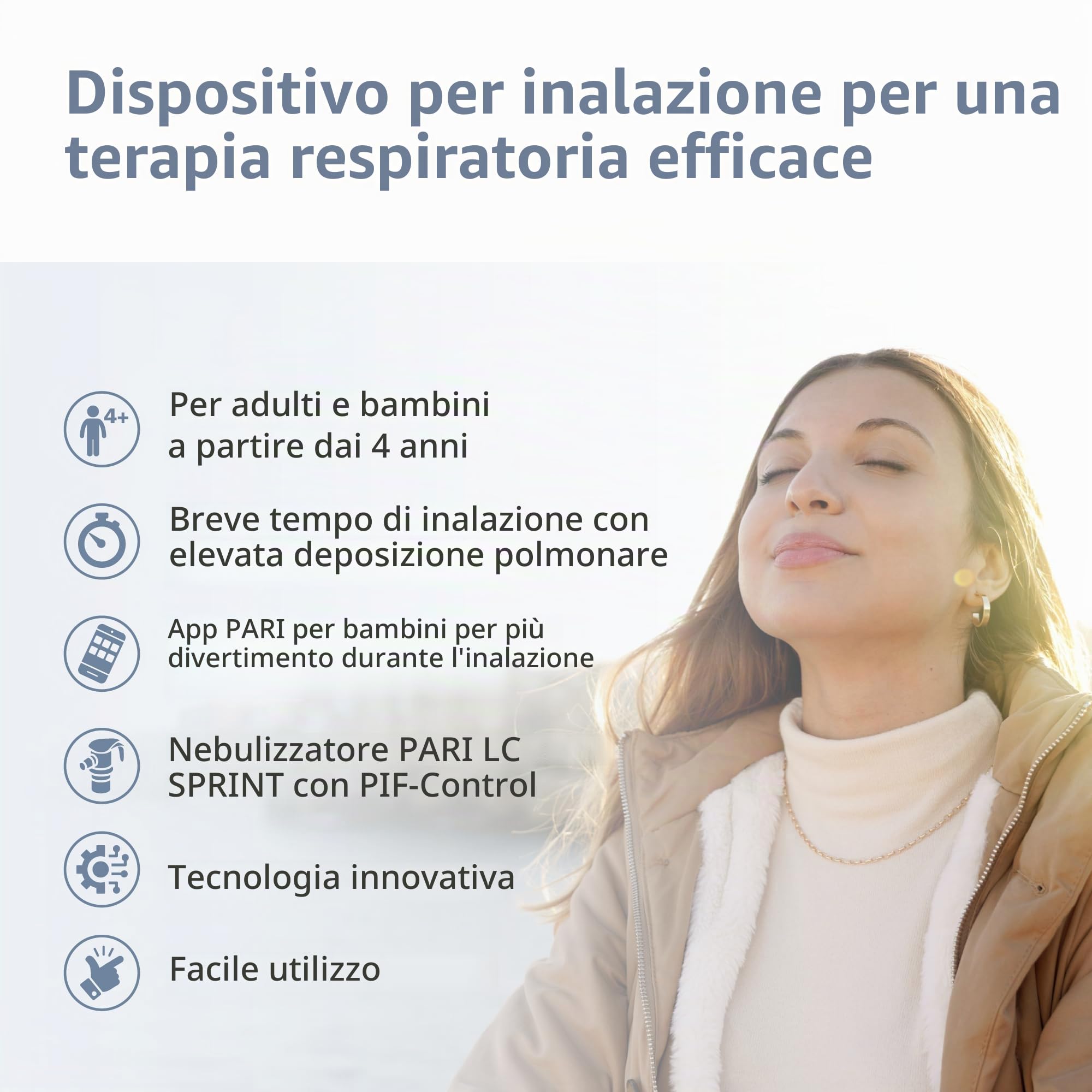 PARI Boy Classic Inhalations-Vernebler-Set con Mundpezzo
