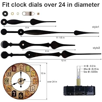 Take Amazon.com: EMOON High Torque Long Shaft Clock Mechanism Kit