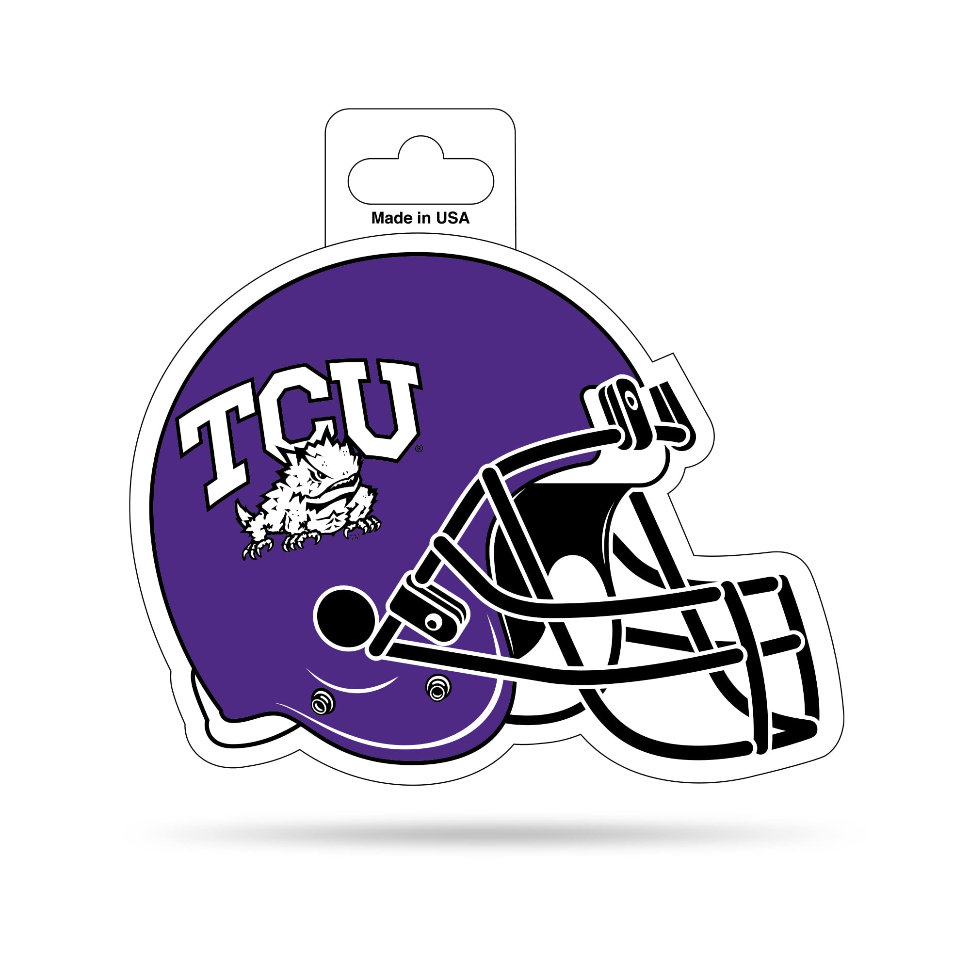 Rico Industries NCAA Miami (OH) Redhawks Helmet Decal - 4.75" X 5" Shape Cut Sticker - View #7