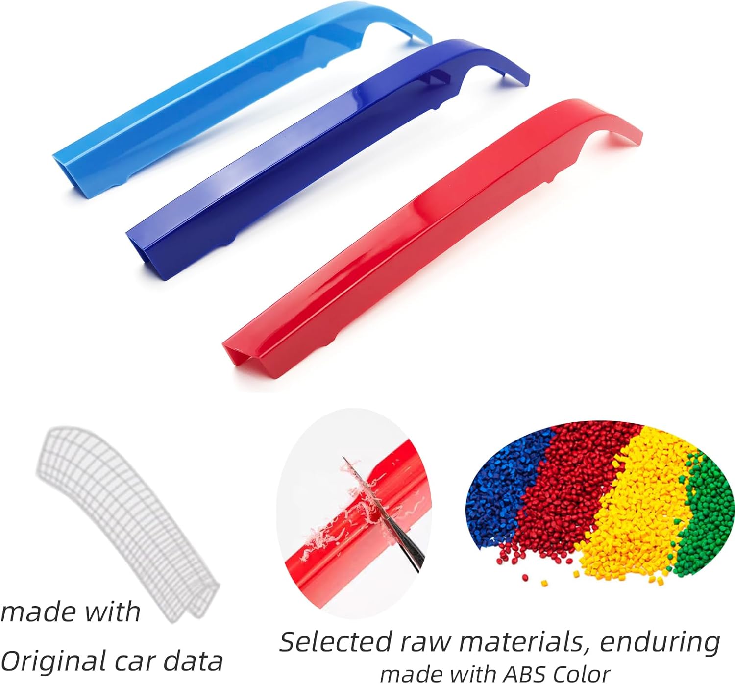 Grille color stripes Compatible with bmw accessories 2020-2022 G11 7 Series LCI 740i 750i 750Li 760Li 8-Beam