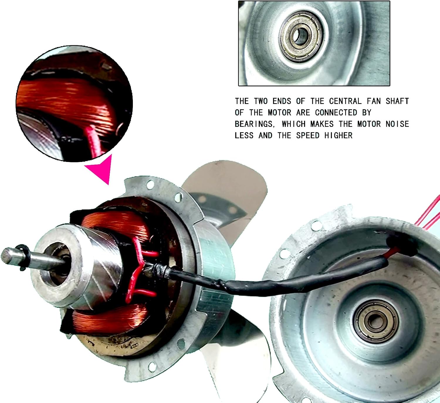 Chimney Fan, Exhaust Smoke Machine, Dust Extractor Induced Draft Fan, for Fireplace Cottage House Stove Fireplace Exhaust Smoke Fan 80W