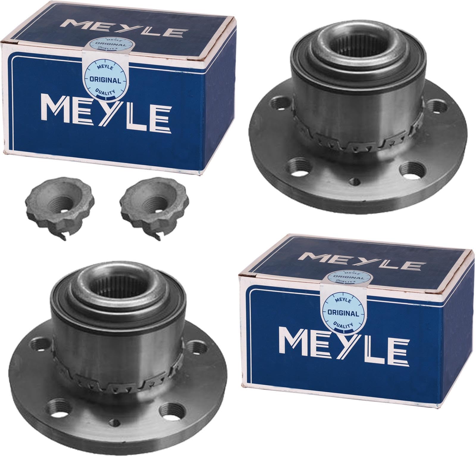 Meyle Radnabe Radlager + Spezial-Nuss vorne | 100 652 0001 + 10649 (bgs SW-36 12-Kant-Nuss) für Polo 9N 6R Fox Fabia A1