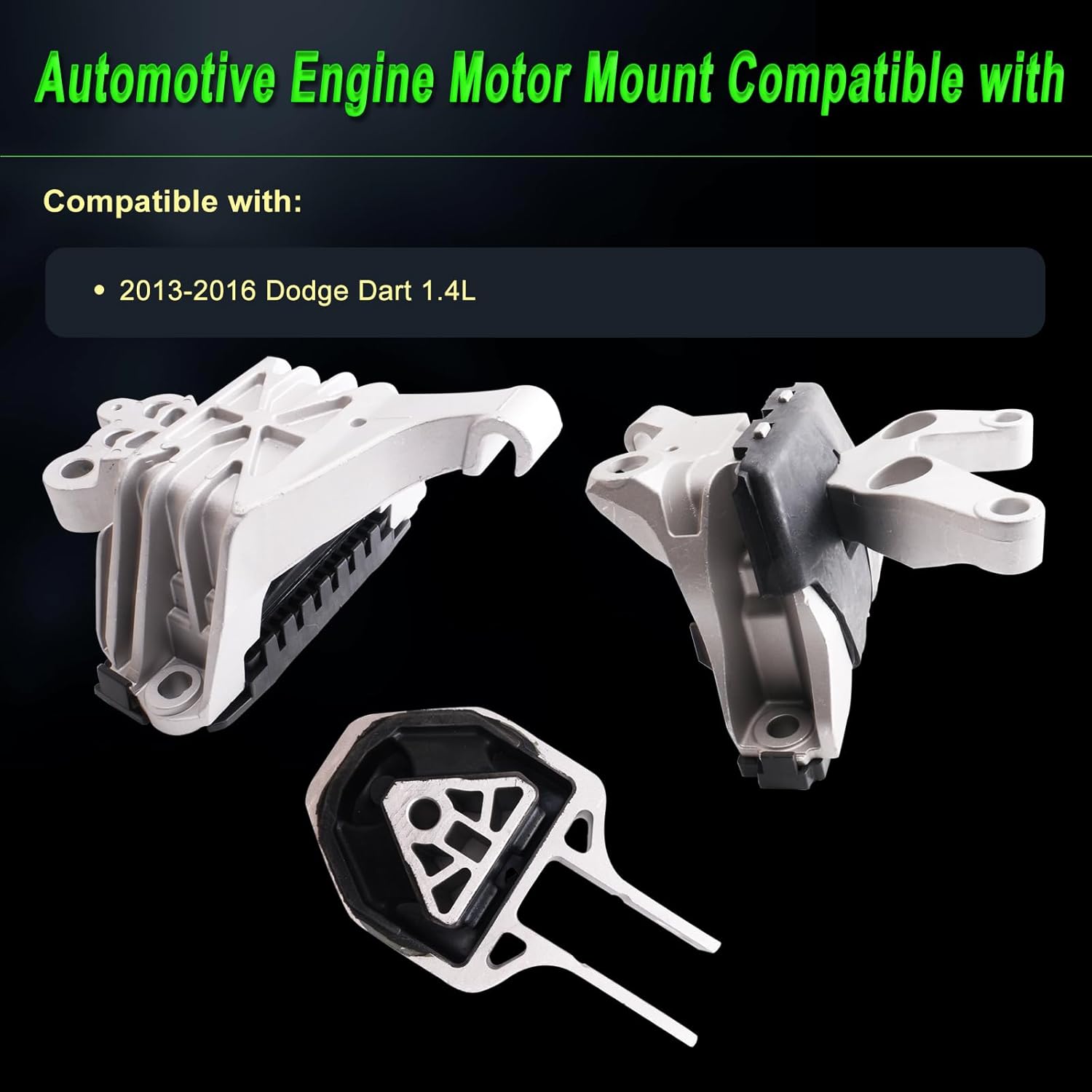 Engine Motor Mount Compatible with Dart 2013 2014 2015 2016 1.4L,Replacement for A20030 3641 A20131 3589 A5690 3338