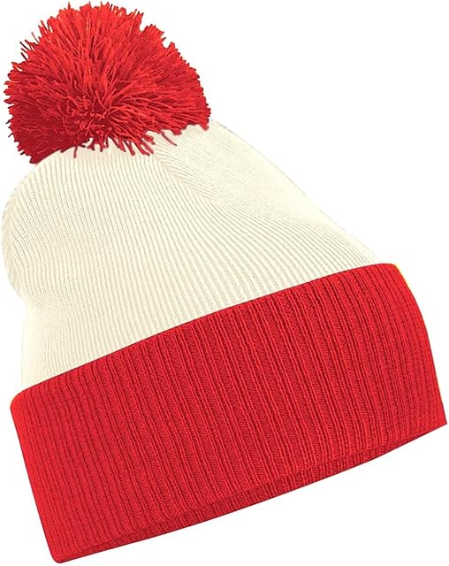 Beechfield Unisex Adults Snowstar Dua Two Tone Beanie