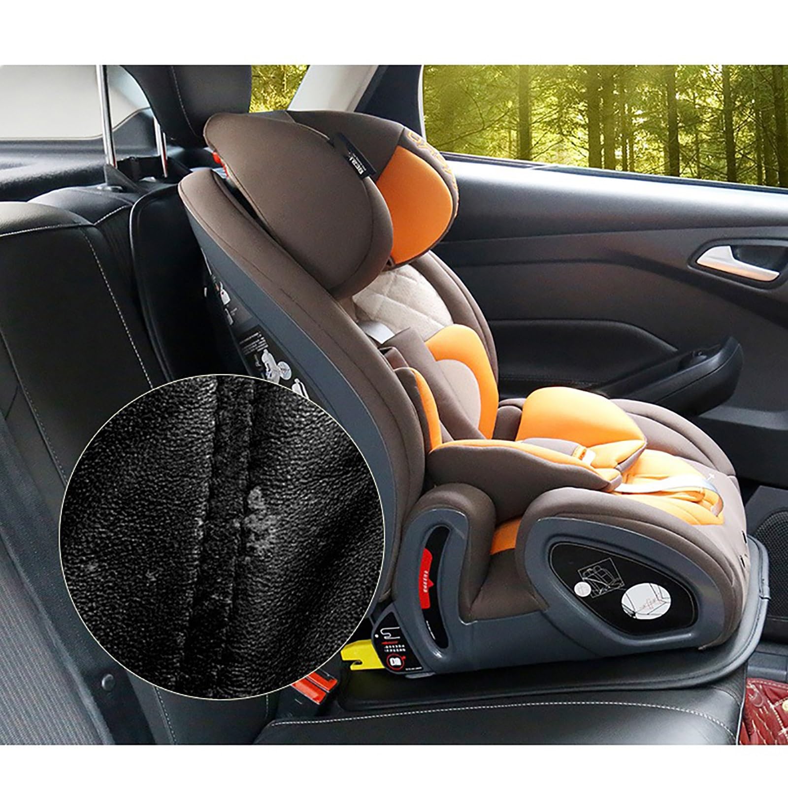 Protector Seguro para Asiento Infantil - Protege tu Coche - Fundas para sillas de Coche(E)