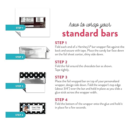 Vista 2 de Regalos de seguridad personalizados de 25 quilates para barras de chocolate (paquete de 25) - Safety First