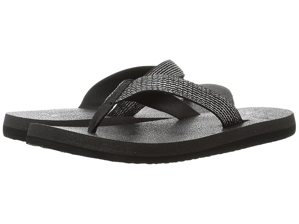 

Sanuk Yoga Mat Web-Bling (Black/Silver) Women's Sandals