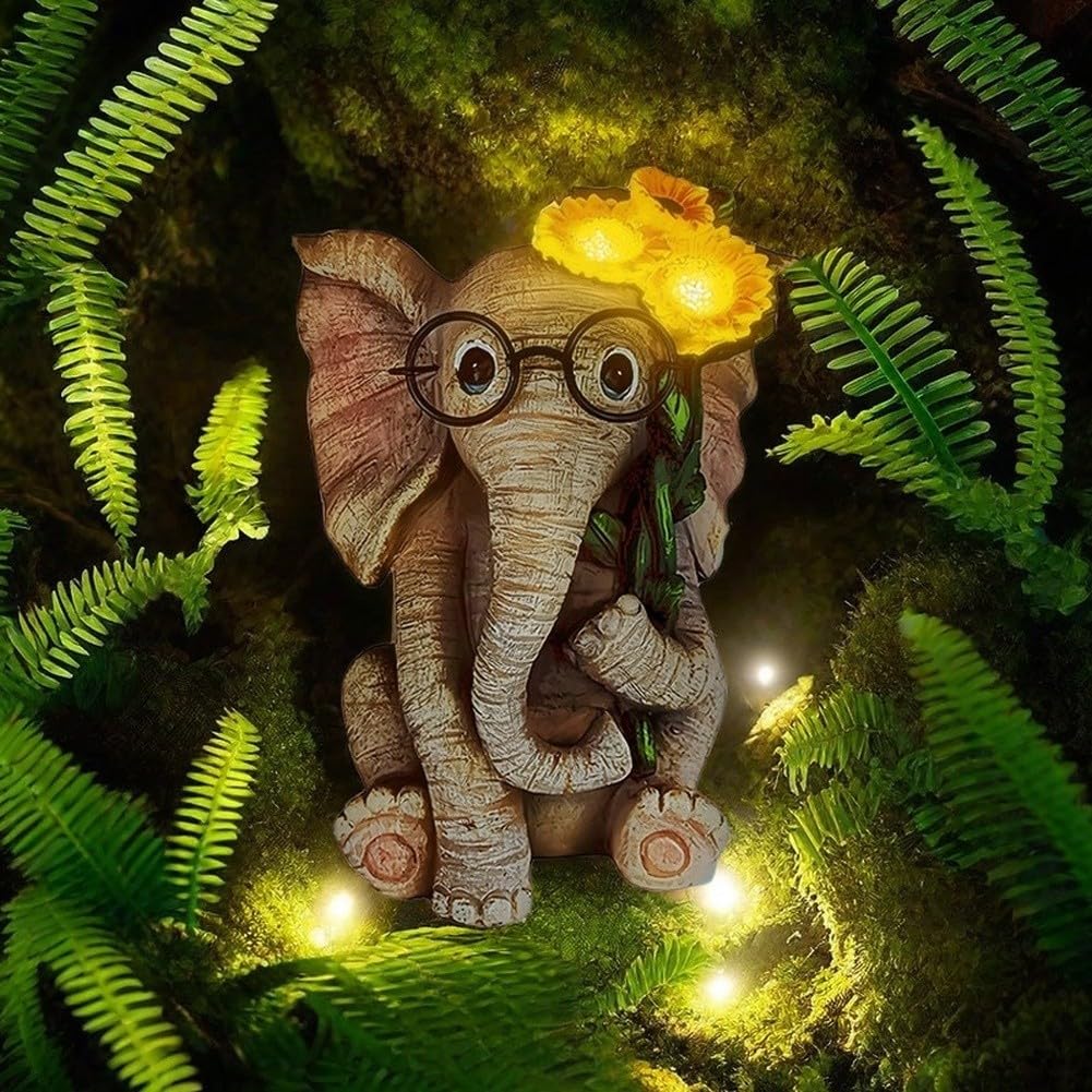 per decorazione Cortile Elefante Resina Meteo per decorazione