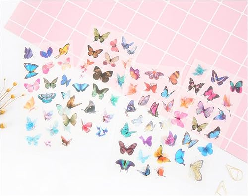 Miniatura 5 de Washi - Calcomanías para planificador, calcomanías adhesivas decorativas, juego de calcomanías para álbumes de recortes para diario, álbum,